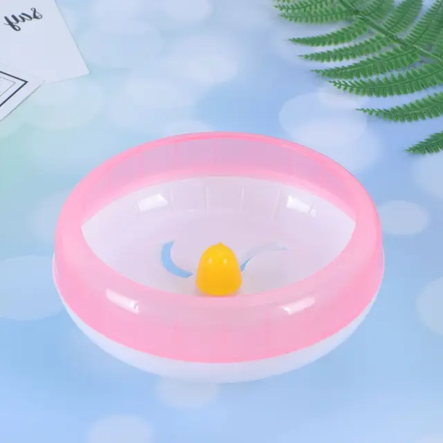 Silent Durable Hamster Running Wheel Small Animal Toy Pet Exercise Wheel Non Slip Convex Lines Wide Suitability Mounted Pet Cage 4
