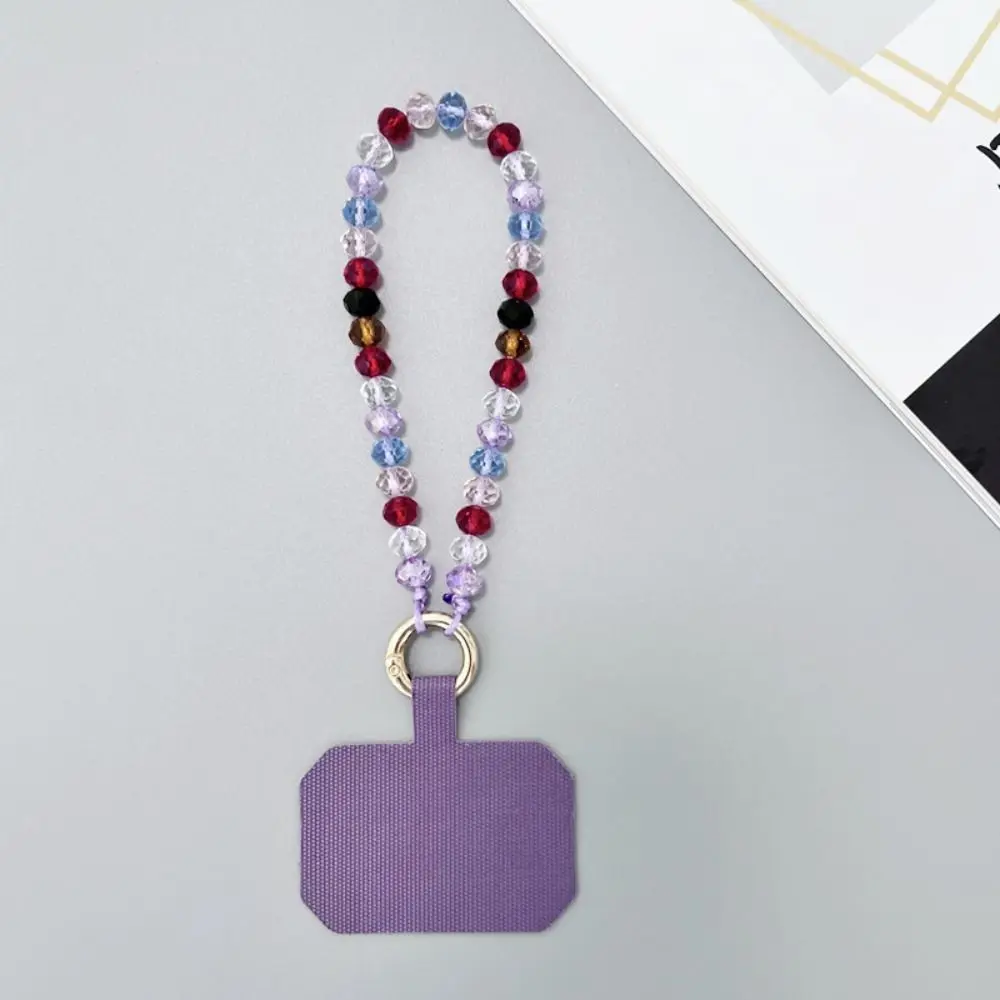 Crystal Beaded Phone Charm Wrist Lanyard Strap