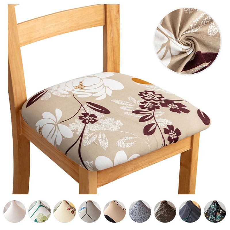 Universal Stretch Dining Room Chair Seat Cushion Covers For Wedding