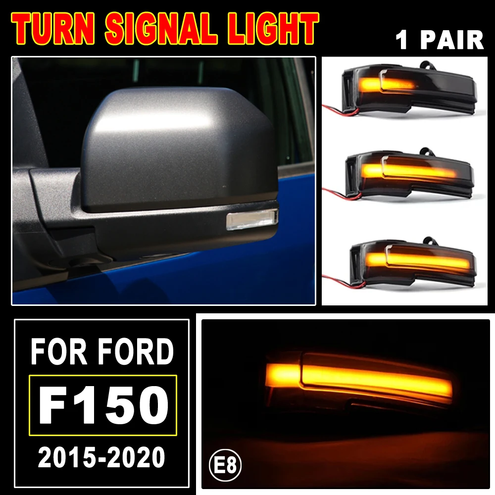 Rétroviseur Côté Passager Droit Pour Ford F150 2015-2020 Avec Clignotant Et Chauffant