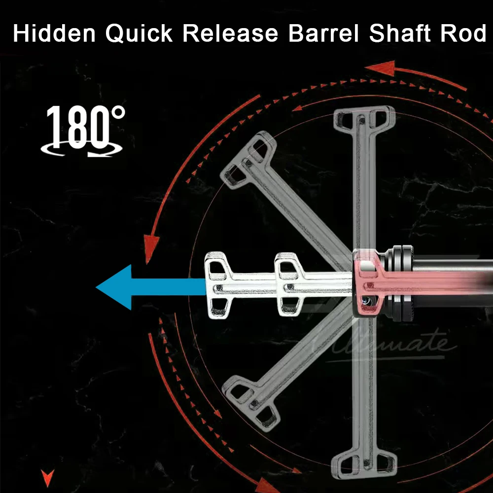 RIRO Bicycle Hidden Quick Release Barrel Shaft Rod 12/15MM Ultralight Aluminum Alloy QR MTB Road Bike Thru Axle Rod Accessories bicycle thru axle