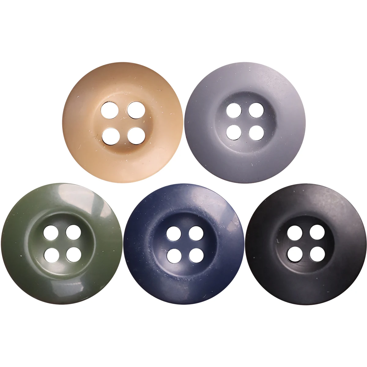 Army Green Corduroy Jacket Resin Buttons Khaki Dark Blue Jeans Suit Pant Black Buttons 15mm/18mm/20mm 5