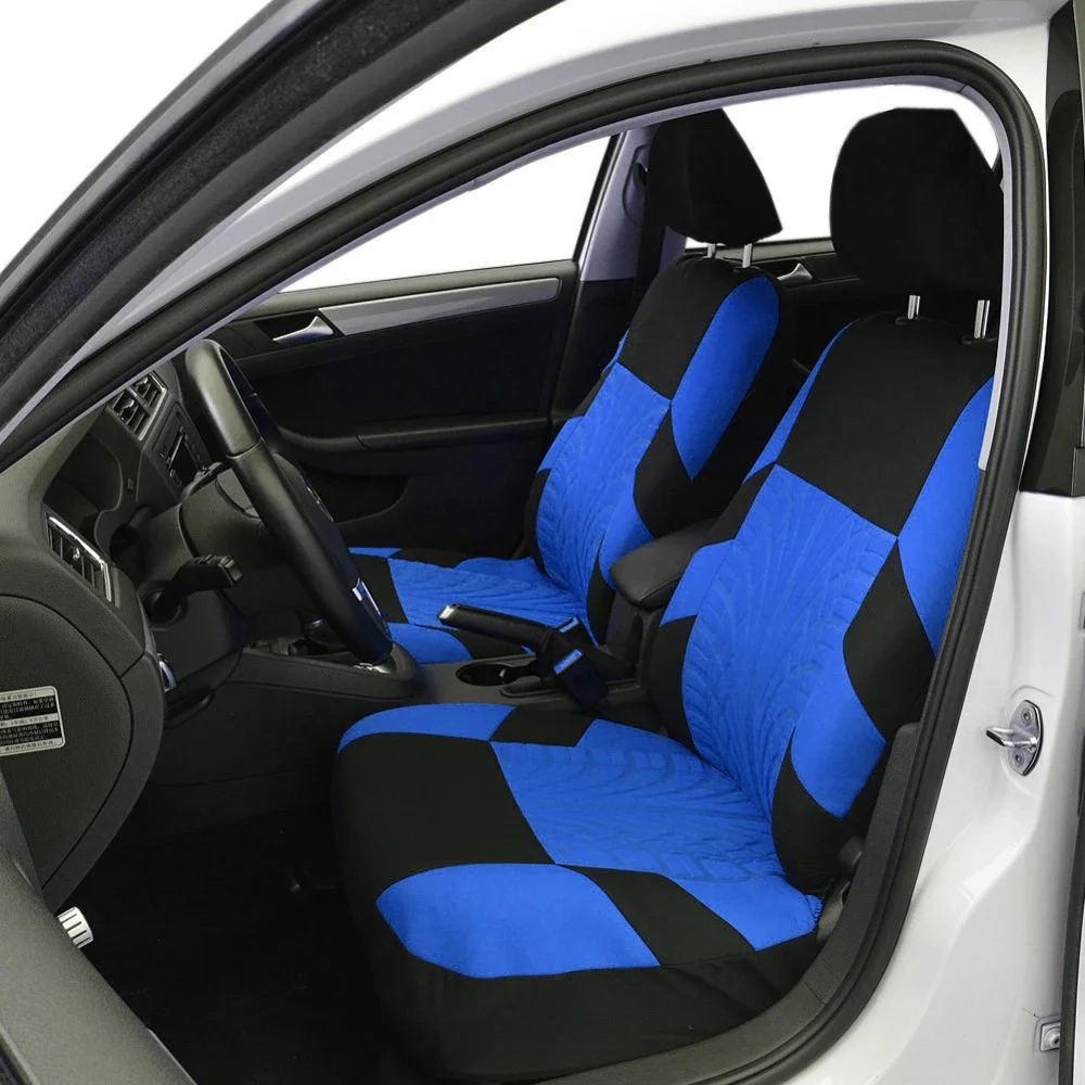 Housses de siège avant doubles pour intérieur de voiture, housses universelles pour siège avant de voiture, housse de protection pour siège de véhicule automobile