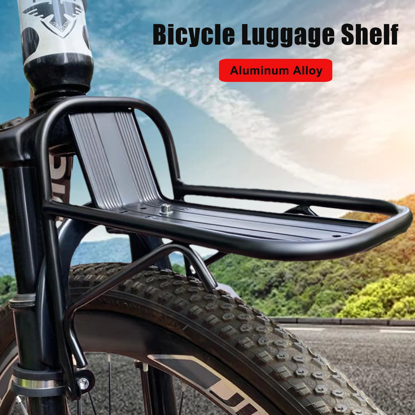 Porte-bagages avant pour vélo de montagne