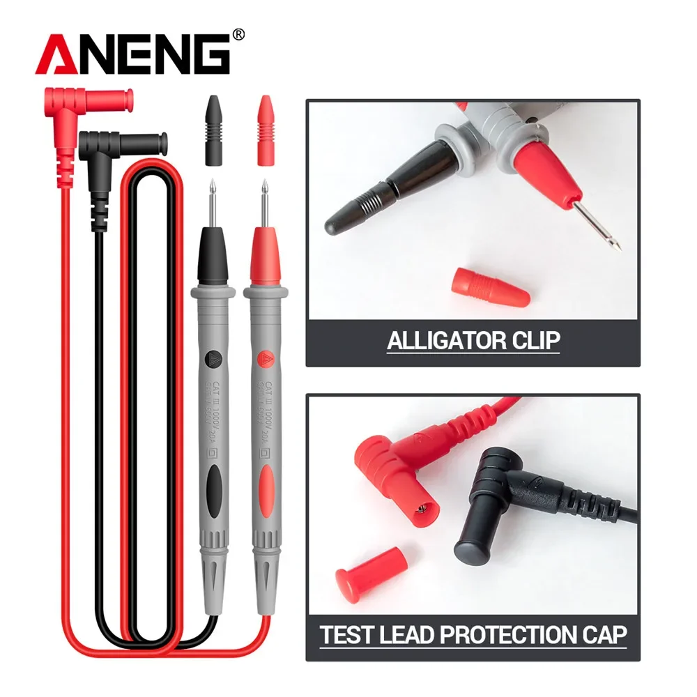 Digital Clamp Meter ANENG ST180 4000 Counts AC Current Multimeter Ammeter Voltage Tester Car Amp Hz Capacitance NCV Ohm Tool