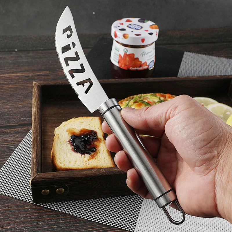 Stainless Steel Pizza Cutter Set of 2 Pieces Pizza Cutter Wheel Knife or 4pcs Accessories Combo for Bakeware Baking Gear
