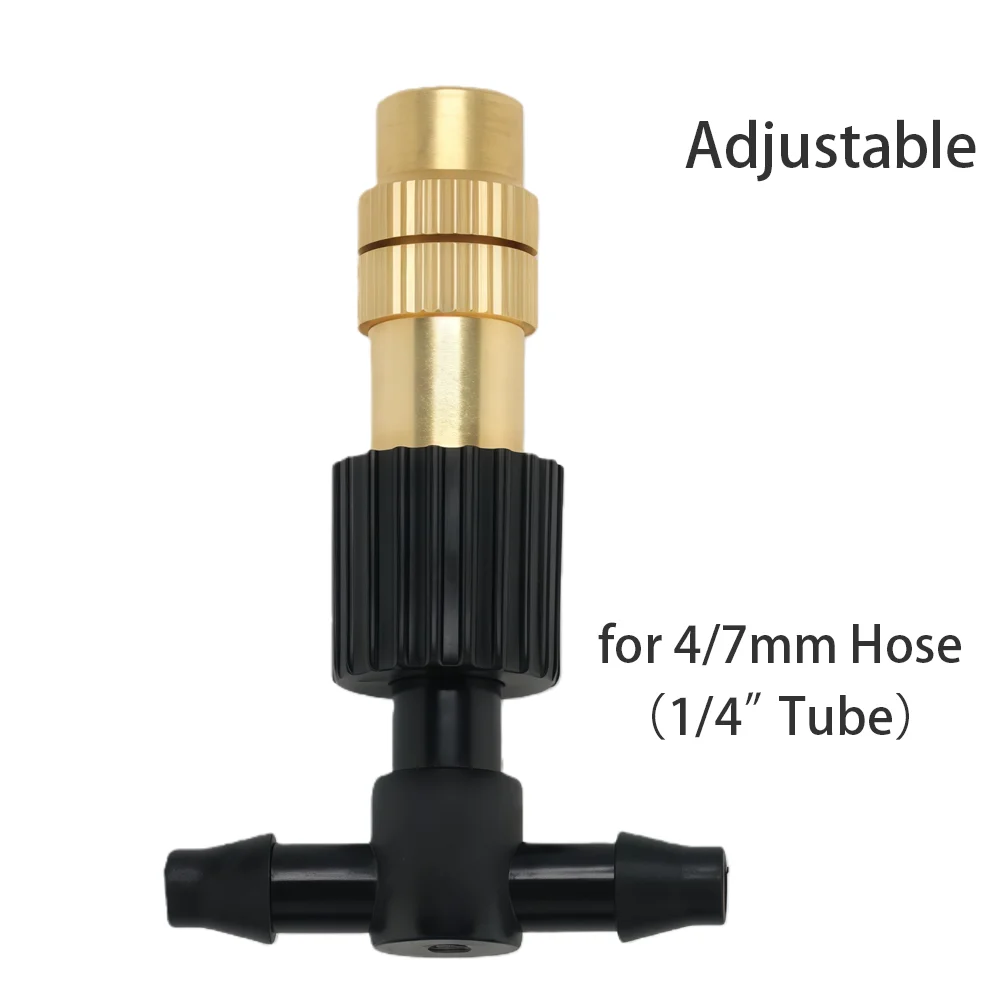 Adjustable Brass Spray Nozzles with Hose — 100 Pcs