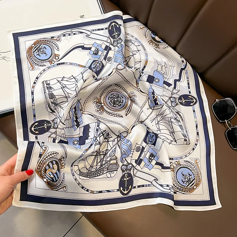 100% Silk Bandana Scarf – Luxury Square Neckerchief