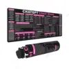 Chat GPT Cheat Sheet Mouse Pad Gift for Computer Programmer Gift for Hacker Unique Pink Mouse Mat for Office Work 31.5x11.8 Inch 1