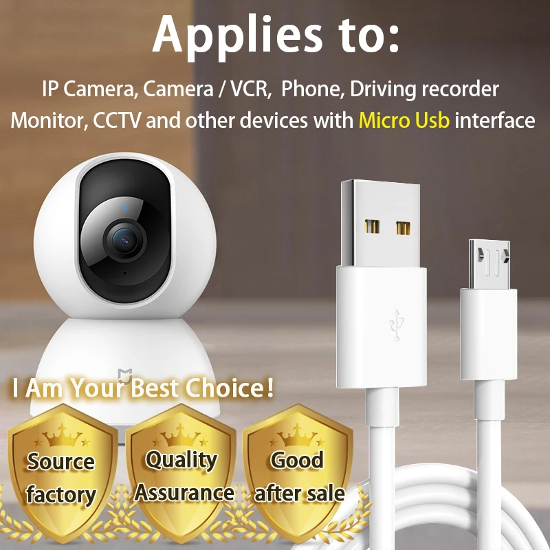 Durable Long Micro USB Charging Cable - Multiple Length Options