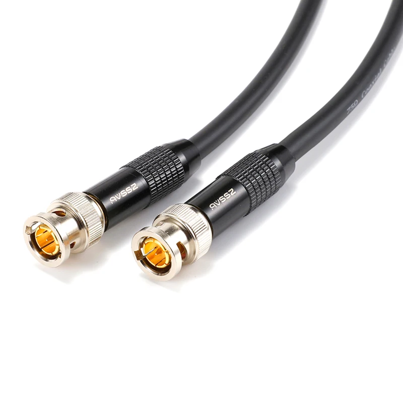HD-SDI High-Definition-Videokabel 3G SDI Koax BNC Q9 Stecker 75 Ohm 5 Lötstellen für CCTV-Kamera Rundfunk Live-Produktion – Detail 8