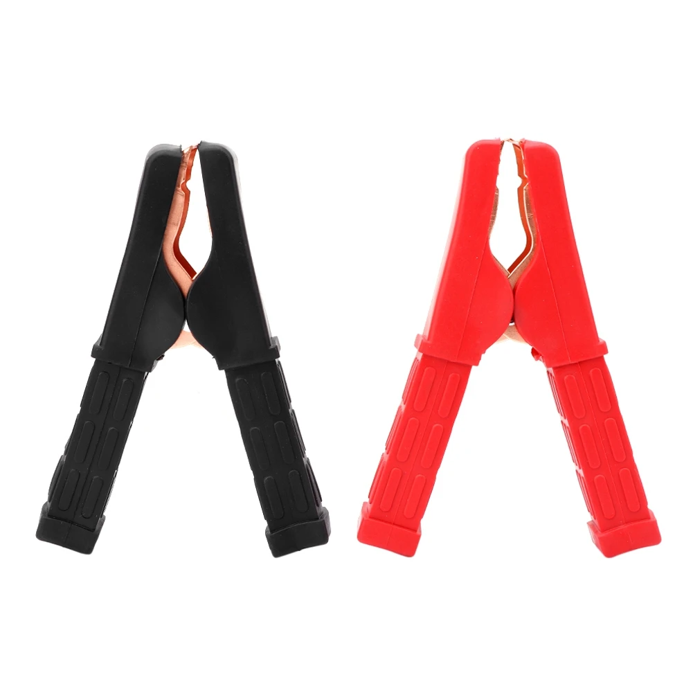 1 Pair Black and Red Car Emergency Battery Jumper Cables Wires Clamp Clip Automotive Professional Spare Parts