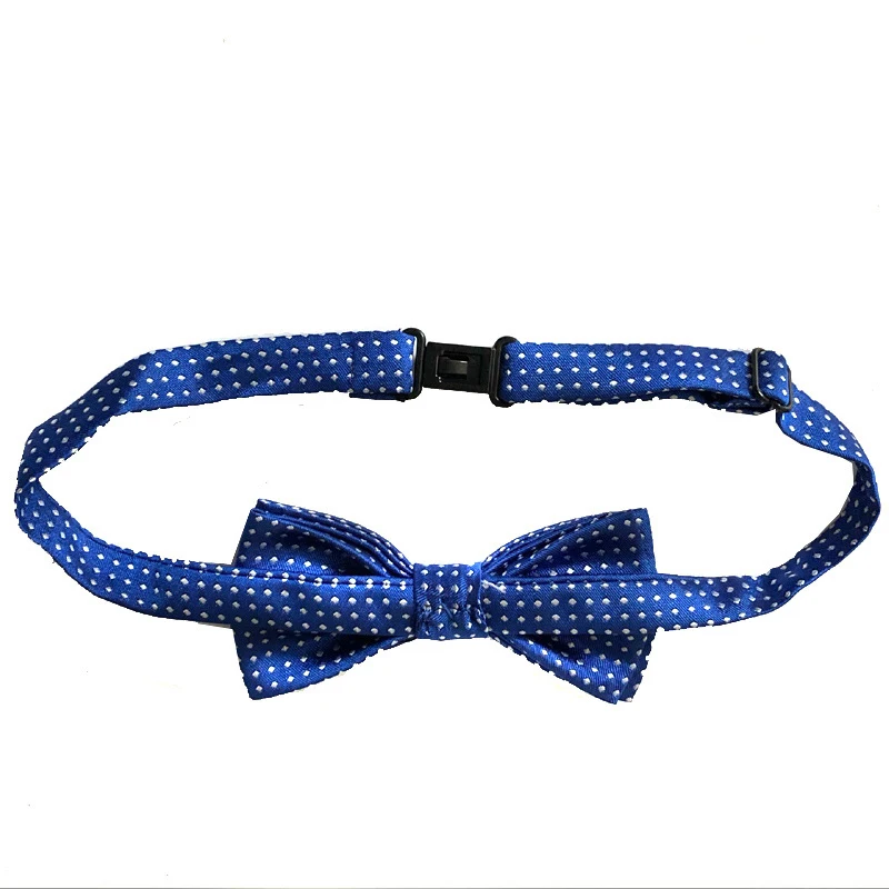 Kid Children Boy Bow Tie Polka Dot Bowtie Smooth Necktie Soft Butterfly Wedding Prom Party