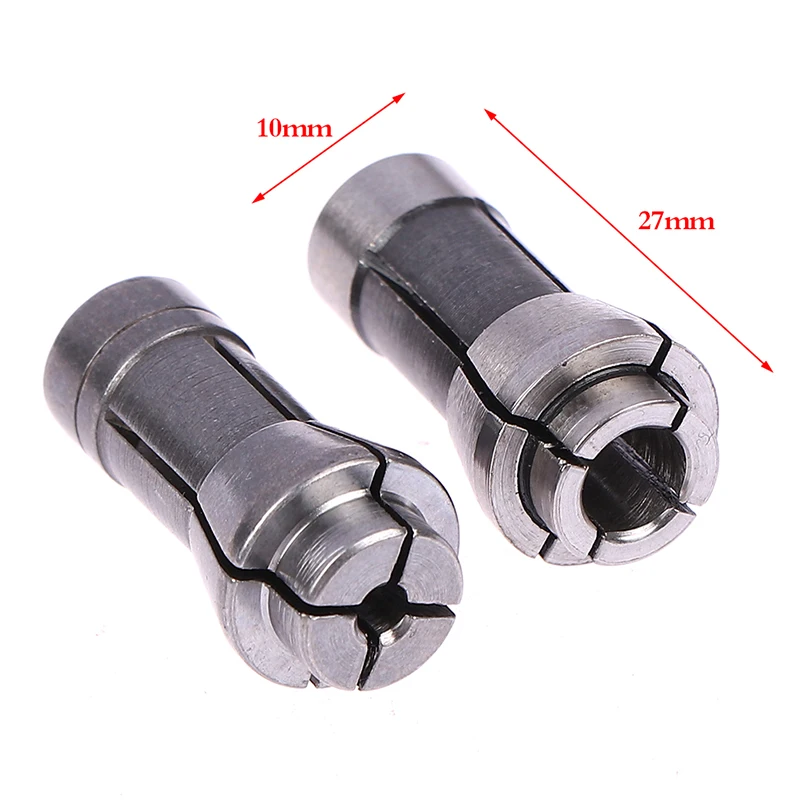 2pcs Trimming Engraving Machine Collet Chucks Die Grinder Router 3mm+6mm Bit Shank Adapter Holds Arbors Shanks Tools New