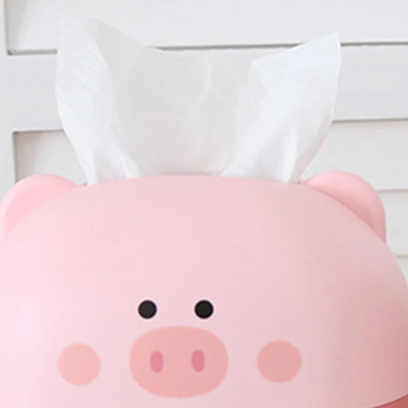 Card cute home living room tissue box simple creative desktop hygiene roll paper storage box waterproof paper box 5