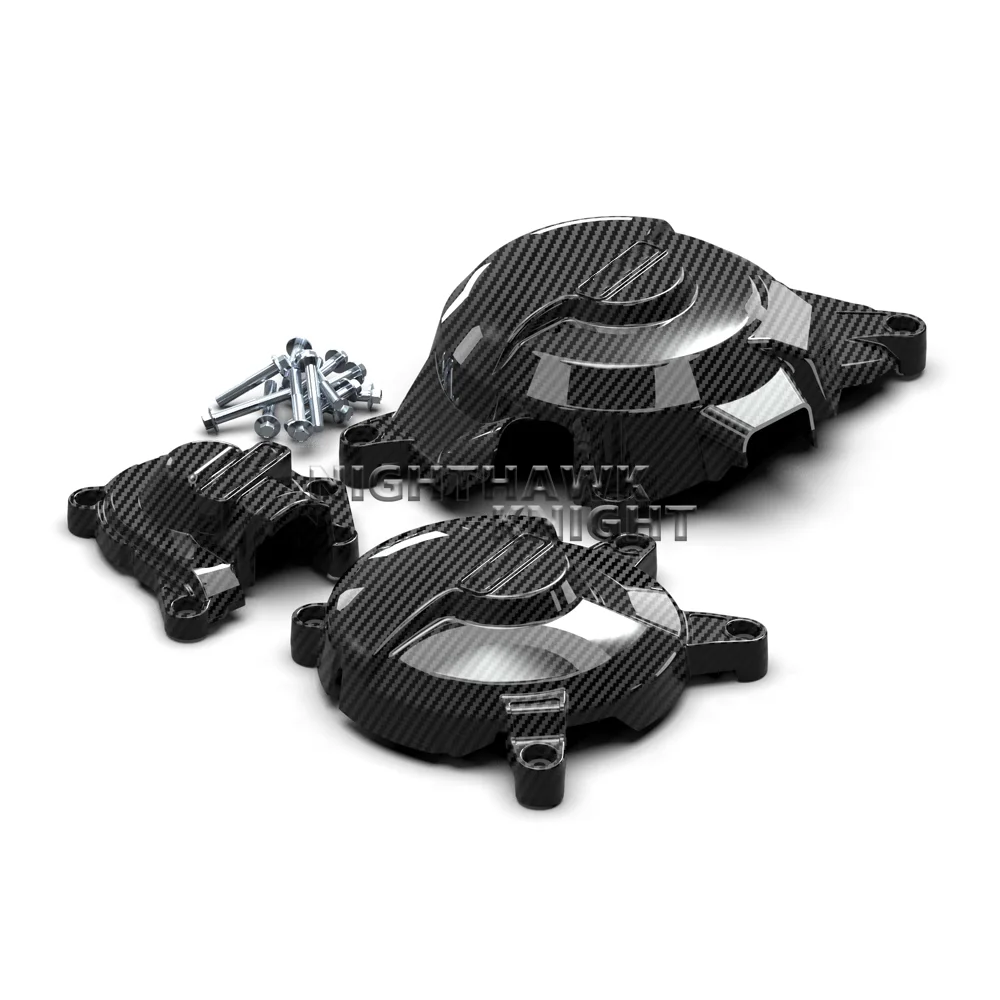 New-Motorcycle Engine Cover Set For BMW F750GS F 750 GS F 850 GS F850GS Engine Protective Cover Black&Carbon Look
