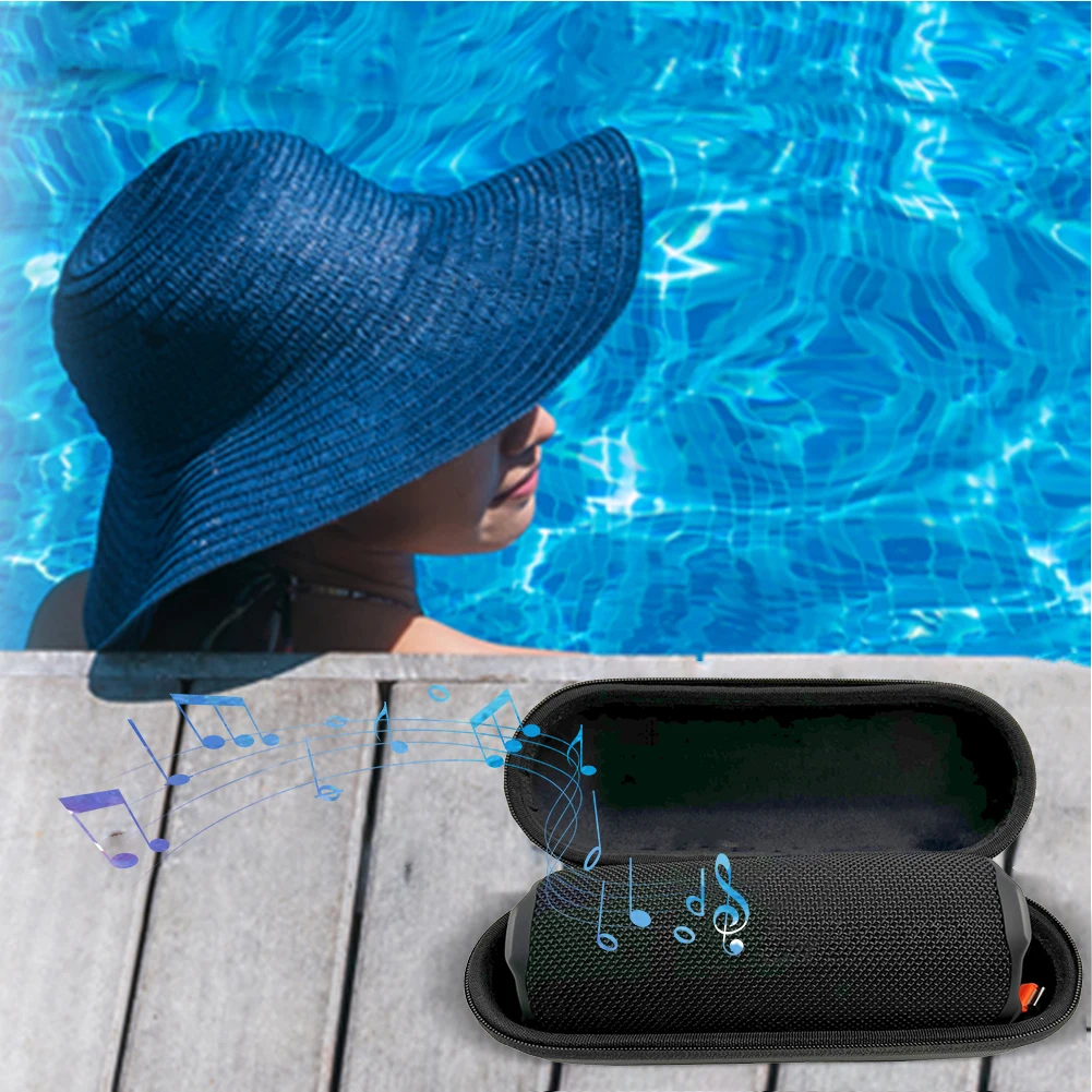 Hard Carrying Case for JBL Flip 7 Speaker Portable Storage Bag Waterproof Protective Travel Case Shockproof Wireless Speaker Bag