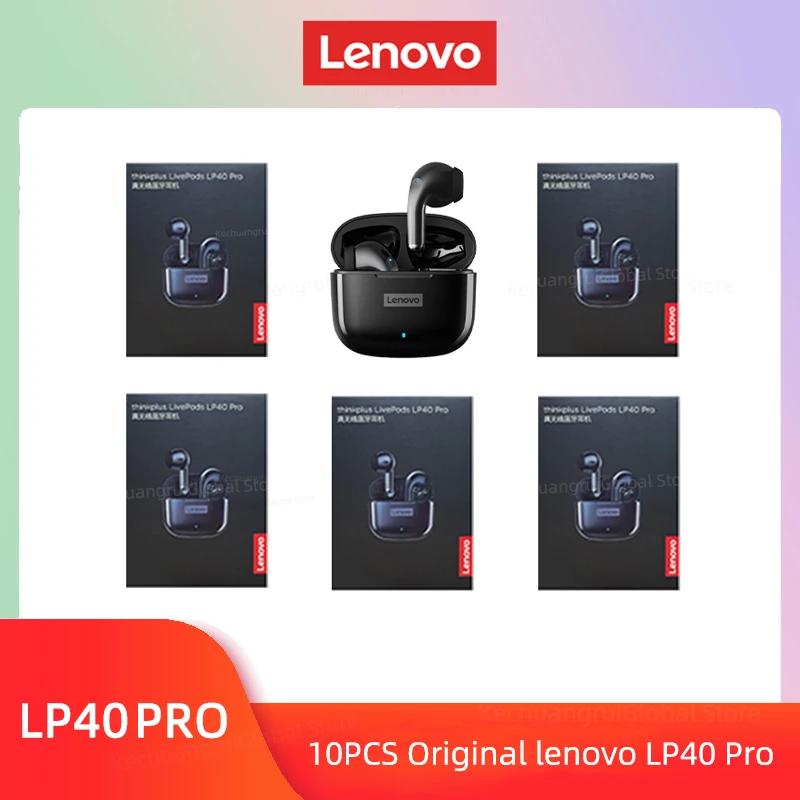 5pcs-Original-Lenovo-LP40-Pro-Earphones-Wholesale-lp40pro-TWS-Wireless ...