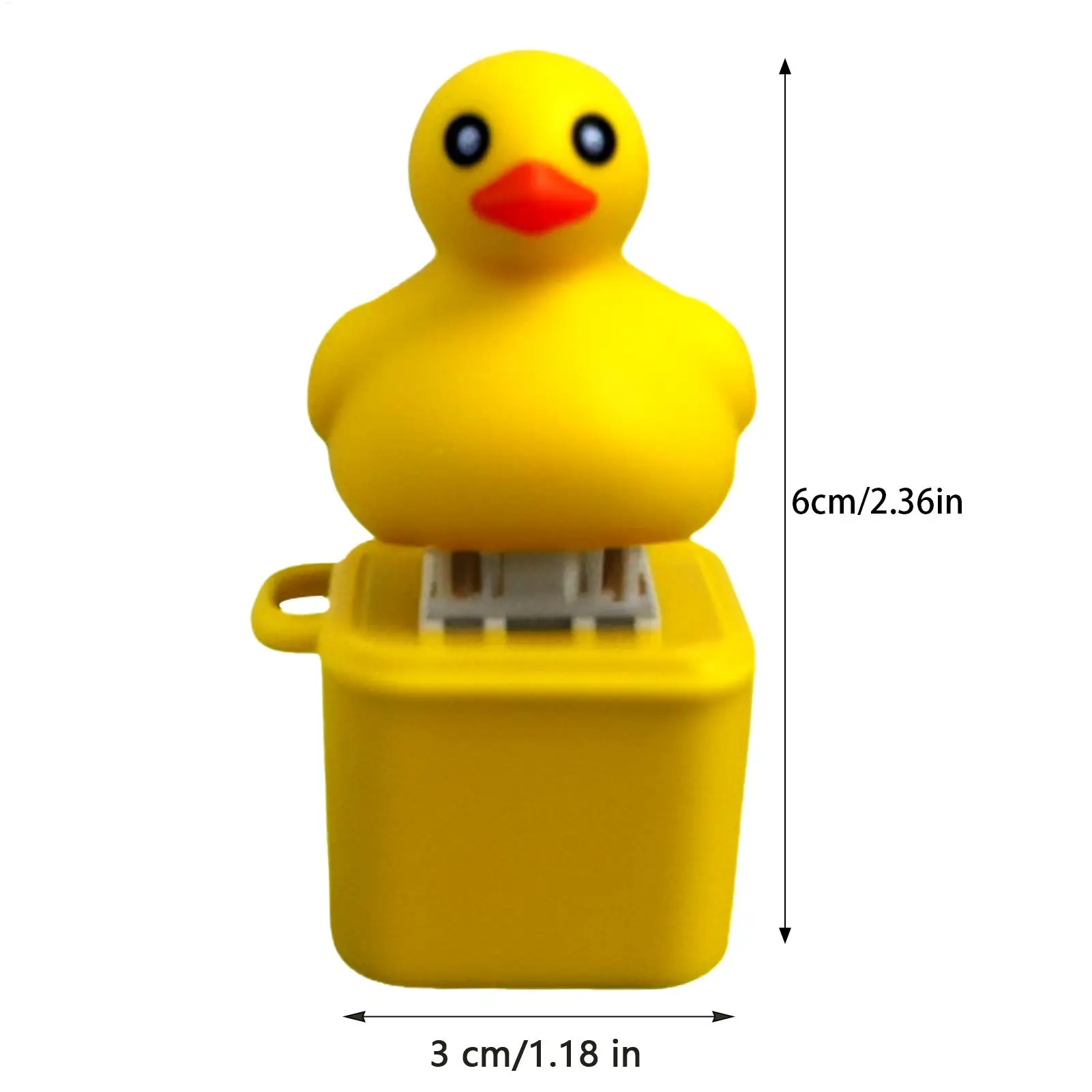 Duckys Quacking Fidget Toy Duck Key Chain Quacking Fidget Toy Keyboard Sensory Game Stress Relief Home Decor for Bag & Tabletop