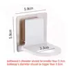 1PC Bathroom Shampoo Holder Shower Gel Hook Wall Mounted Hook Storage Self Adhesive Soap Bottle Hanging Hook Holder 6