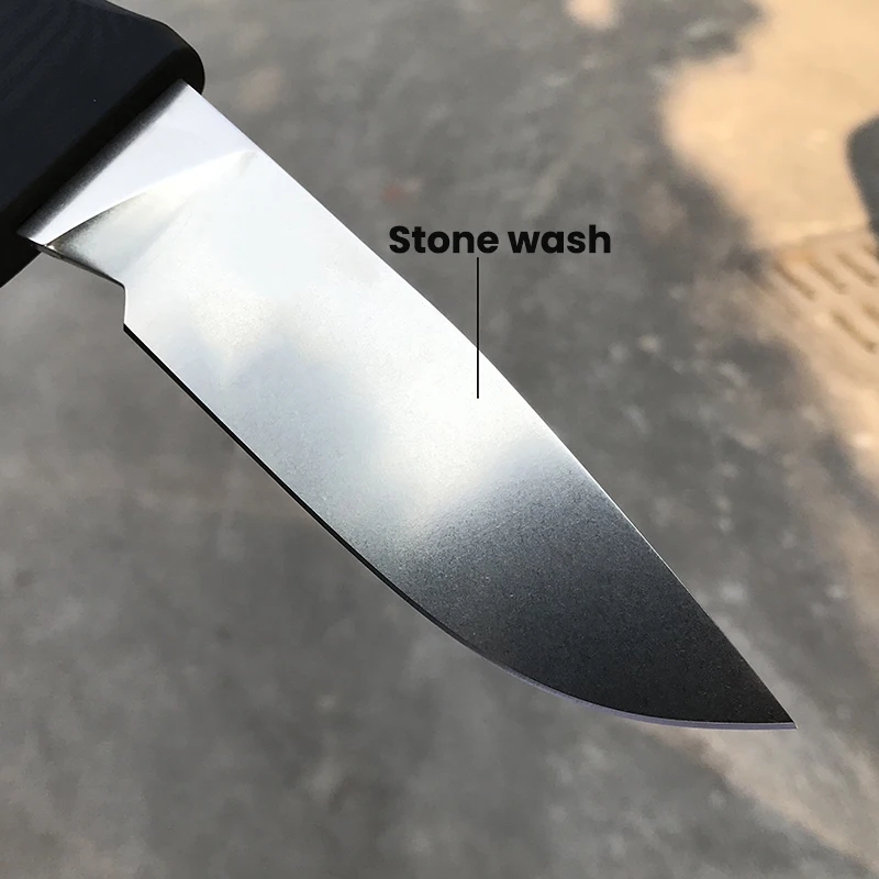 ATS-34 High Hardness High Quality Steel Jungle Survival Knife G10 Handle Fixed Blade With Kydex Scabbard For Wilderness Survival 4