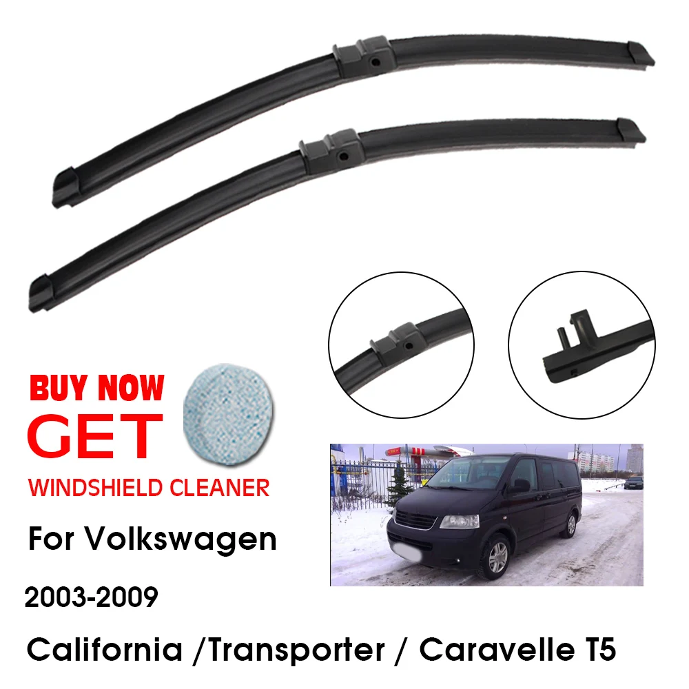 Tergicristallo Auto Per Volkswagen California/Transporter/Caravelle T5 24 "+ 24" R 2003-2009 Accessori Per Lavavetri Parabrezza