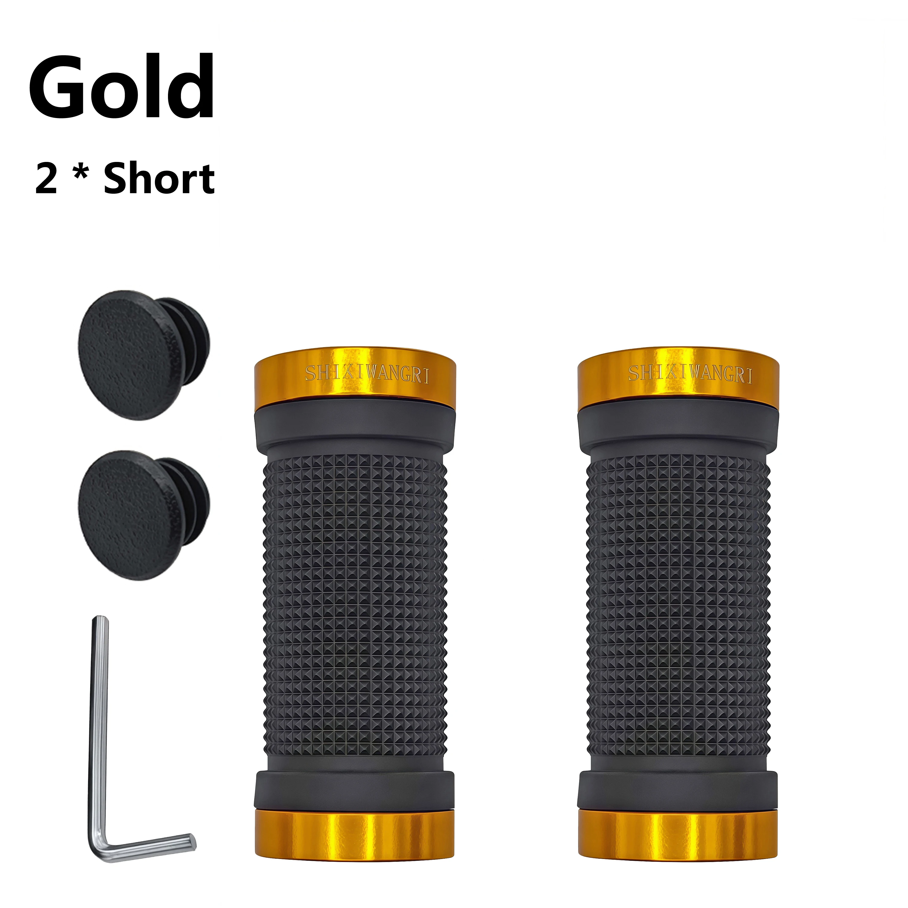 SHIZIWANGRI MTB Ergonomie Griffe Fahrrad Lange/Kurze Hohe Qualität Gummi Lenker Anti-Skid Abdeckung Gummi Fahrrad Handschuhe Drehen griff – Detail 21