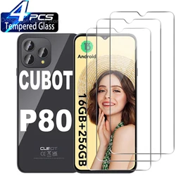 Premium Tempered Glass Screen Protector Film for 2 Pieces (For CUBOT P80)