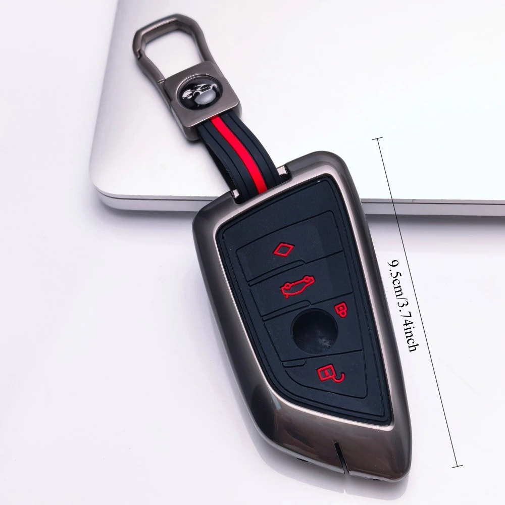 Premium Zinc Alloy Silicone Key Case Cover