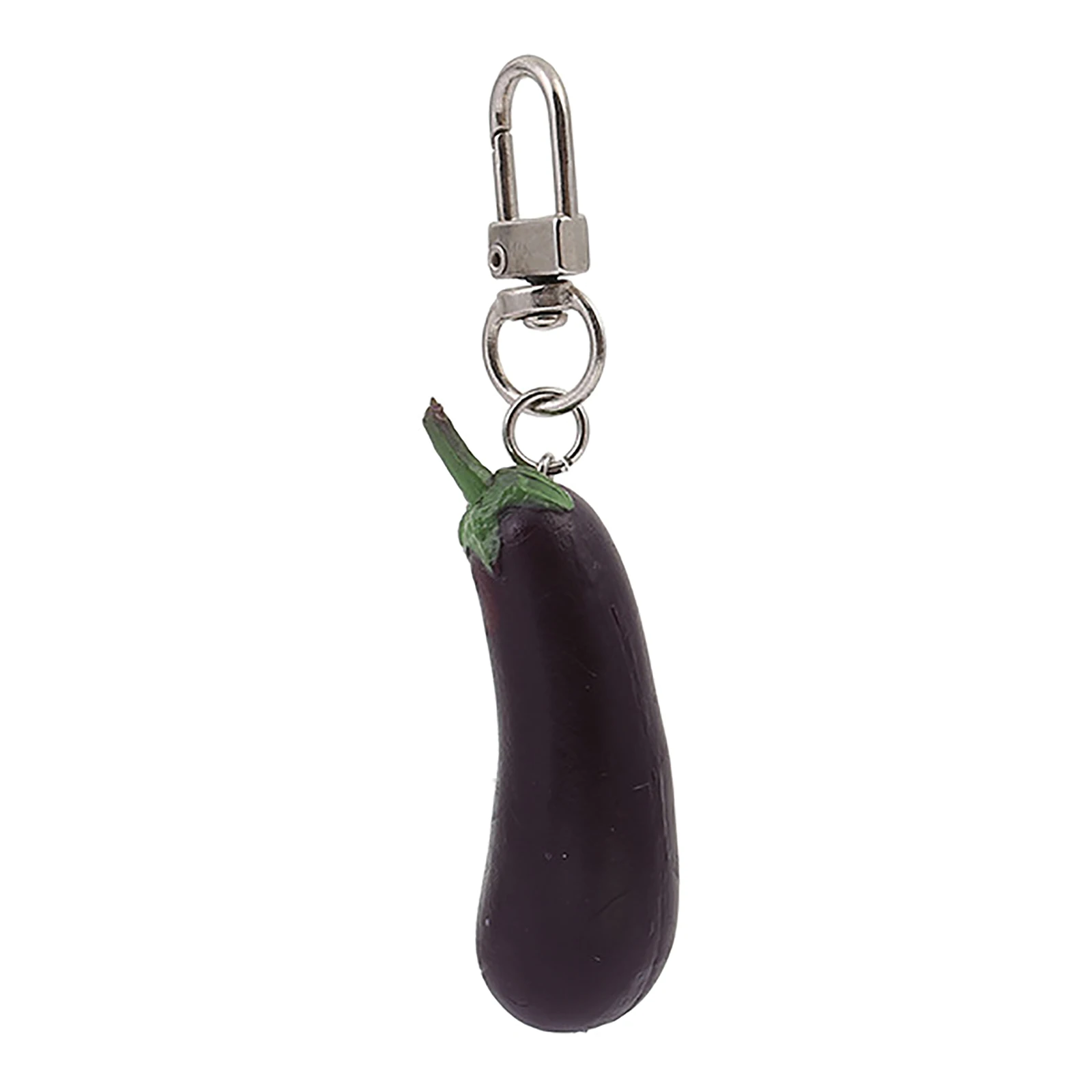 Perfect Quality Simulation Of Eggplant Keychain Vegetable Car Bag Pendant Simulation Mini Ball Necklace Decora&ccedil;&atilde;O Para Casa