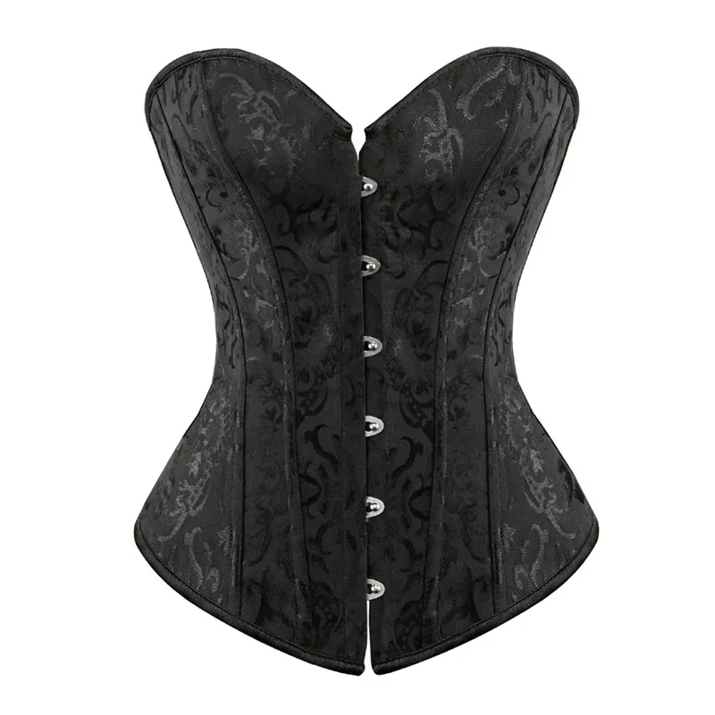 2025 Vintage bustier korset voor dames, met veters en kousenbanden, overborstkorset met veters en staafjes, bustier, lingerie, bodyshaper, bruidsondergoed, wit, XS