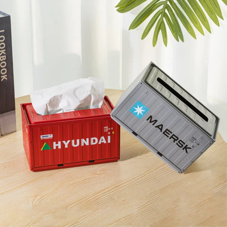 New Retro Creative Container Design Iron Tissue Box Home Car Napkin Paper Container Metal Paper Towel Storage Case Home Decor 3