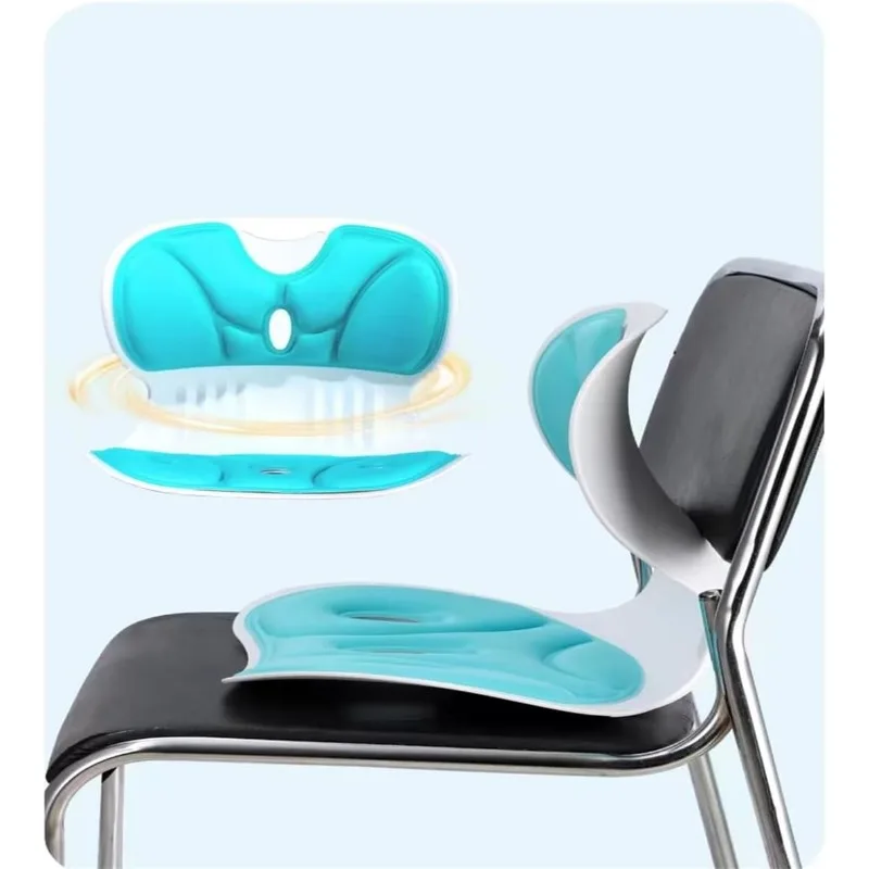 Lumbar Support Cushion Back Integrated Sitting Posture Correction Back Support Cushion To Prevent Hunchback Chair back support cushion