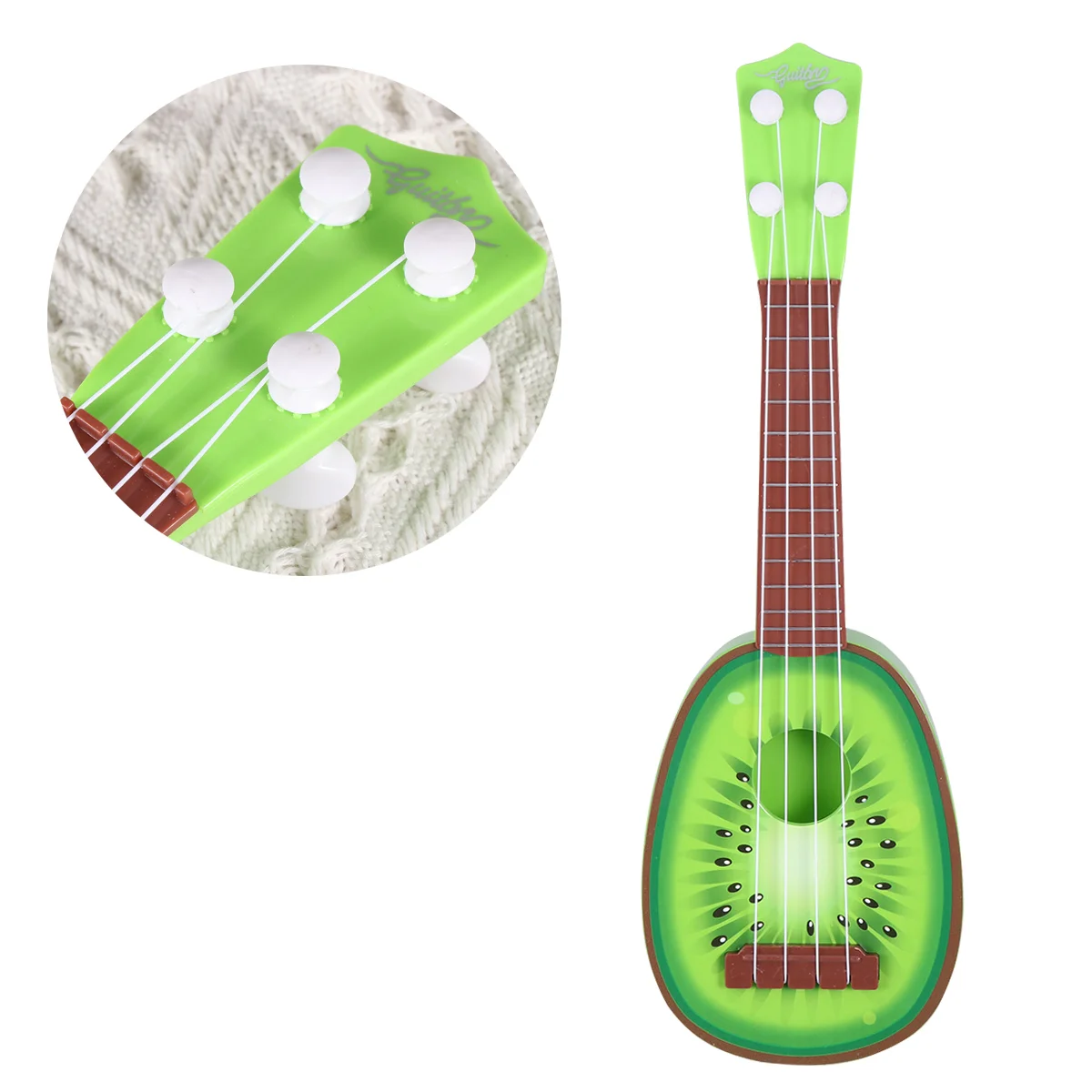 

Ukulele 4 Strings Guitar Ukulele 14Inch Fruits Guitar Playing Musical Instruments Educational Learning Toys for Boys Toddlers,