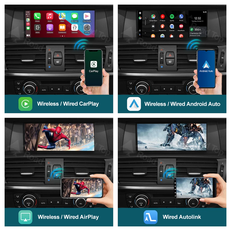 Road Top Wireless CarPlay for BMW CIC NBT EVO X3 F25 G01 X4 F26