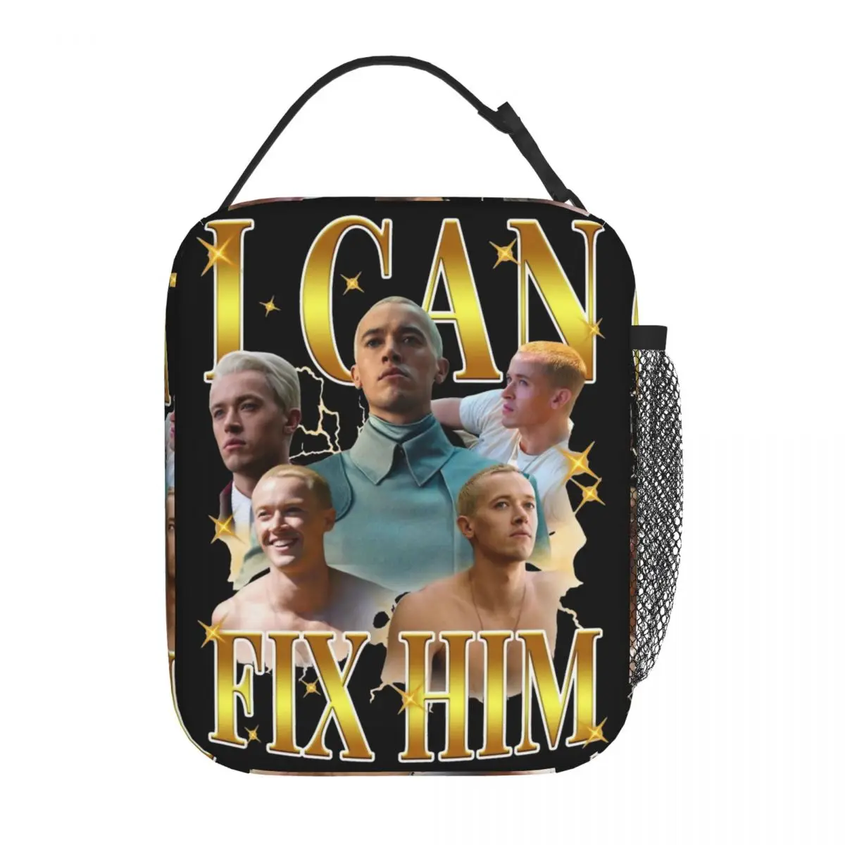 thumbnail image 1 of Bolsas térmicas para el almuerzo Tom Blyth con aislamiento bolsa para comida lonchera térmica picnic Coriolanus Snow I Can Fix Him Hunger Games, 1 of 4