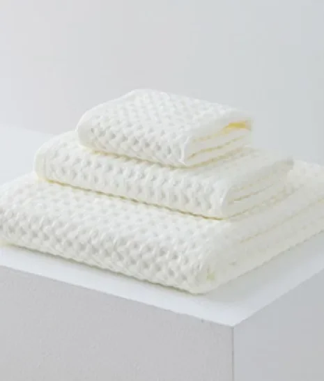 3pcs Cotton Bath Towel Waffle Weave Soft Highly Absorbent Bathroom Washcloth For Adult Children Home Bathroom Supplies