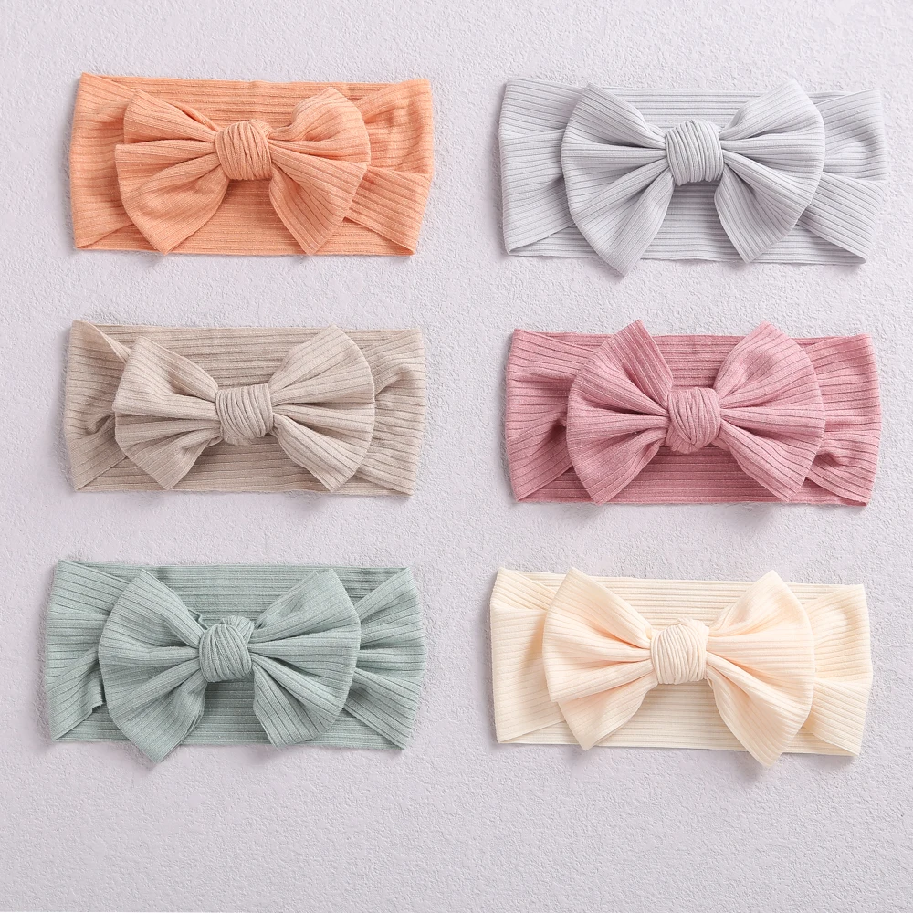 1pcs Kid Baby Headwrap Baby Girl Headband Solid Color Hair Band Toddler Turban Photography Supplies Birth Gift Hair Accessories