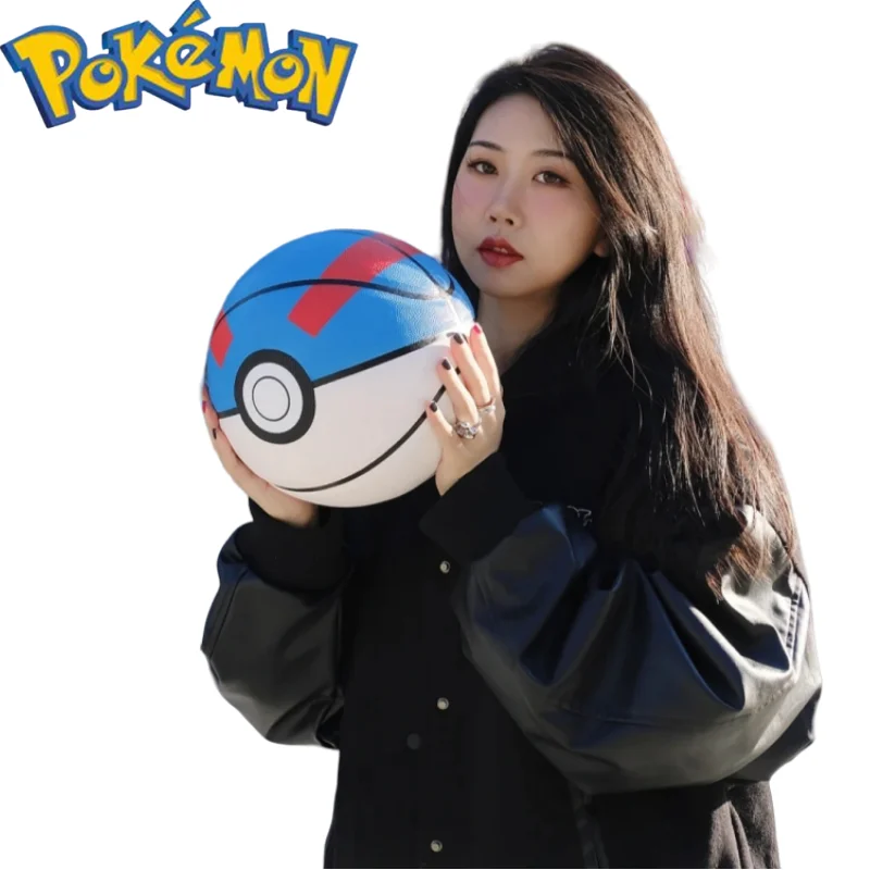 

Pokemon Anime Pperipheral Basketball Pikachu Elf Ball 7th Animation Derivatives Sports Competition Ball Children's Gifts Toy