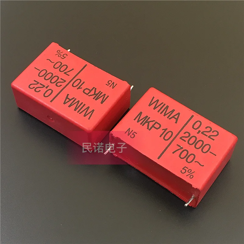 

5pcs/lot DIP capacitance MKP10 2000V 0.22UF 2000V 224 220NF leg width 37.5mm New and origianl