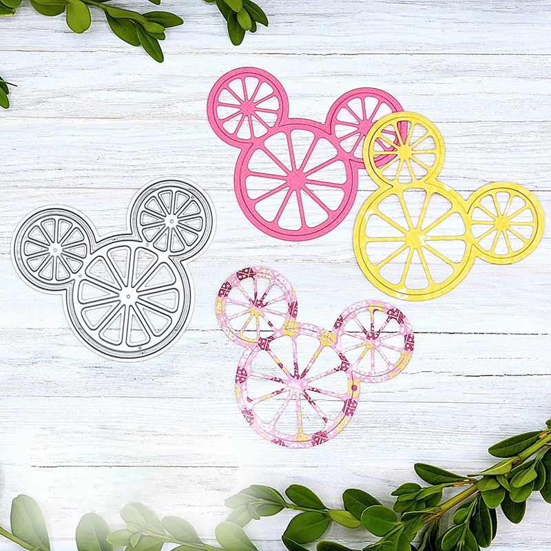 Cutting Dies Disney Mickey Mouse Head Cutting Dies Alphabets Frames Diecut for DIY Scrapbooking Embossing Paper Card Craft