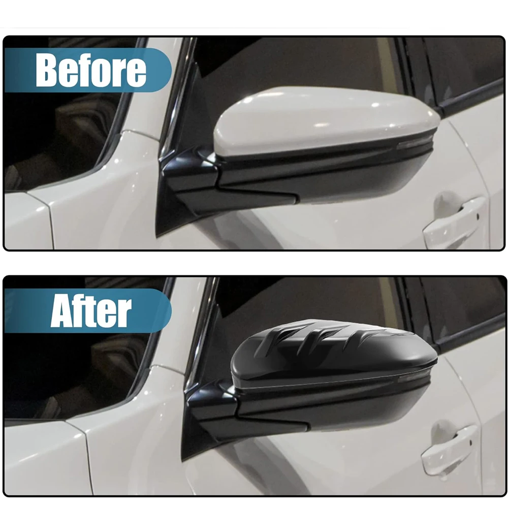 غطاء مرآة الرؤية الخلفية بنمط Mugen، مصنوع من مادة...