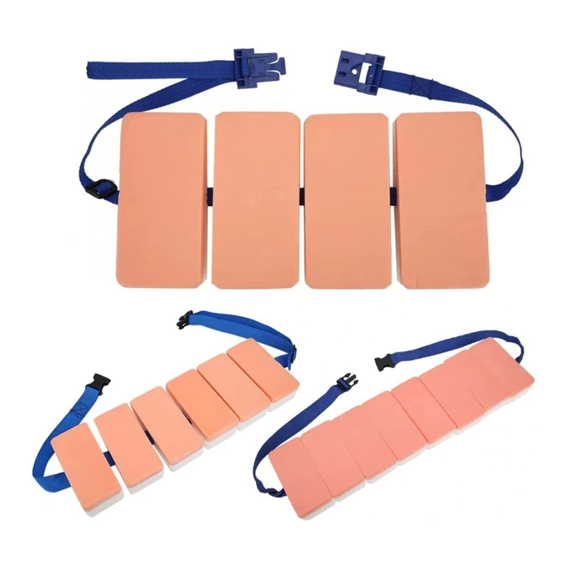 Swim Belt-EVA Back Float Safety Swim Training Belt Floating Waistband Adjustable Comfortable Floating Device 03KA