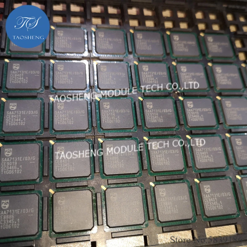 

1pcs 100% NEW AND ORIGINAL SAA7131E-03-G SAA7131E/03/G BGA-256 Global Standard Low-IF Demodulator And PCI