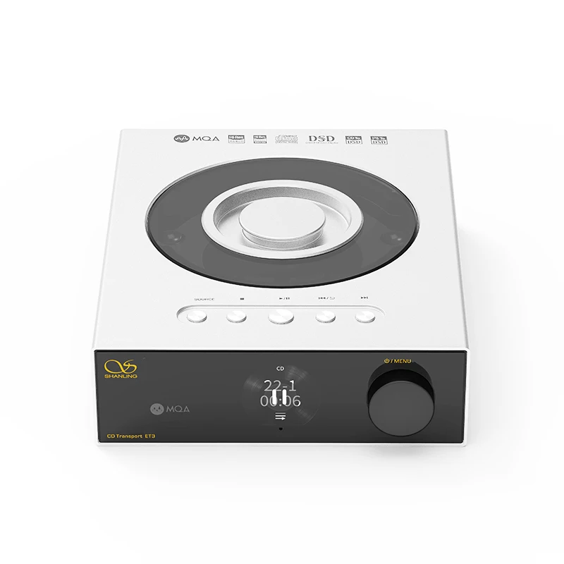 SHANLING ET3 CD Transport Player Dedicated High-End Full-Featured Digital Turntable All-to-DSD USB & Wireless Playback MQA portable cd player