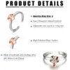 Fansilver S925 Sterling Silver Toe Rings 18K White Gold Plated Vintage Adjustable Toe Band Rings for Women Beach Foot Jewelry 2
