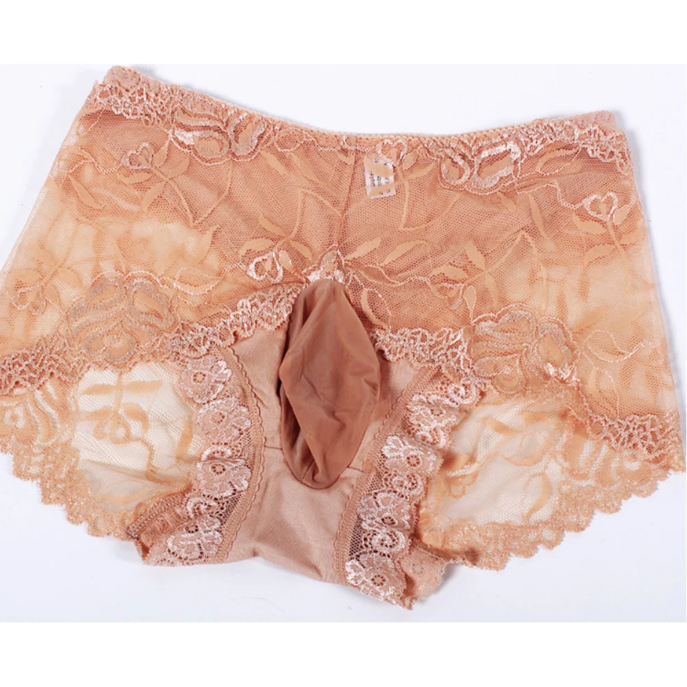 

Boxer Briefs Mens Underwear Nylon Pouch Panties Sexy Sissy Soft Ultra Thin Underpants Comfortable High Quality