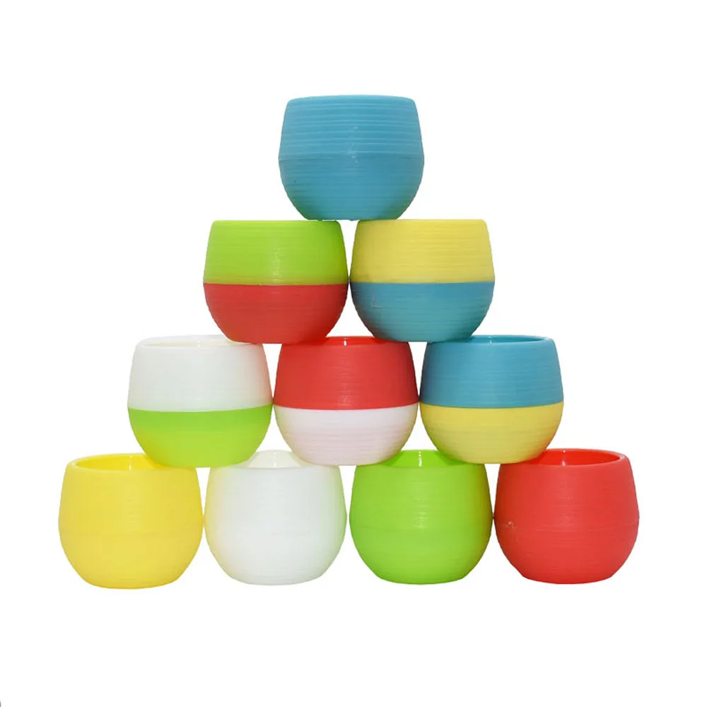 Plantas suculentas en miniatura, macetas de plástico para jardín, Maceteros, bloemot, bonsái, decoración para balcón, 2 piezas, 5 piezas