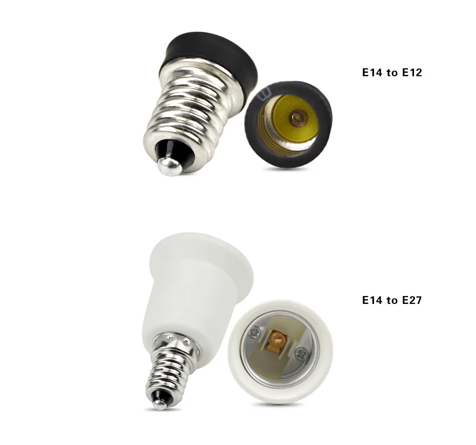 E27 Lamp Base Lamp Holder Converter Socket Adapter for E14 G9 E12 B22 G4 MR16 GU10 LED Corn Bulb light 1PCS lamp bulb holder