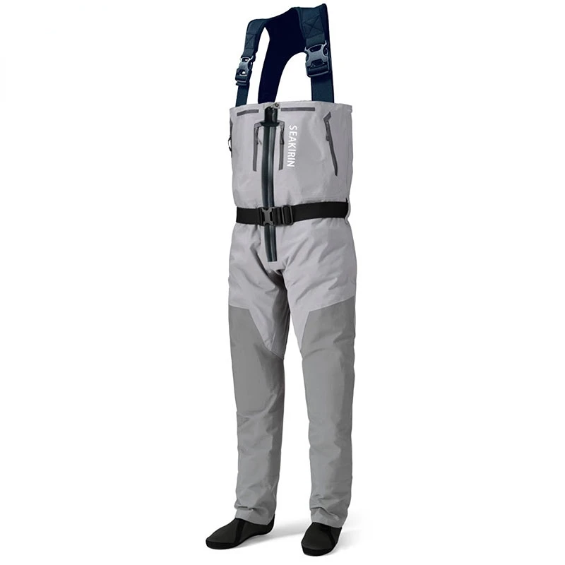 BreathableZipFrontChestFishingWadersWaterproofZippered